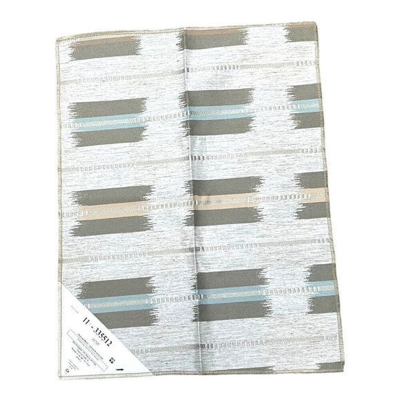 Textured Fabric Swatches Lot Kaufman Grey Beige Blue Crafts Pillows Quilting - Picture 2 of 16